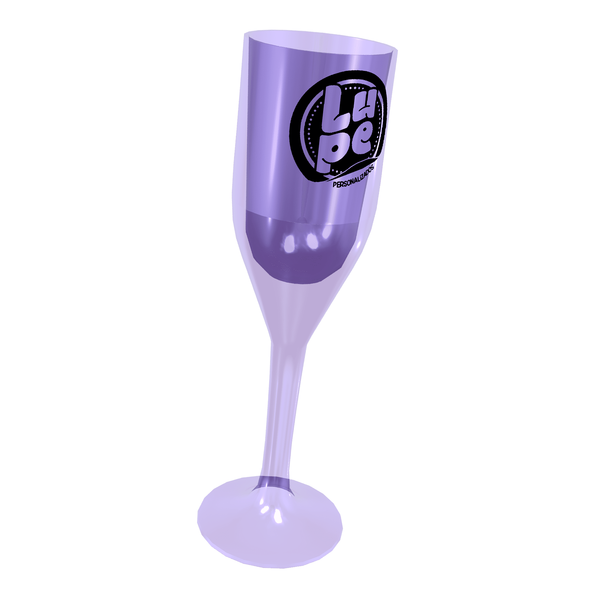 Taça Tulipa Transparente